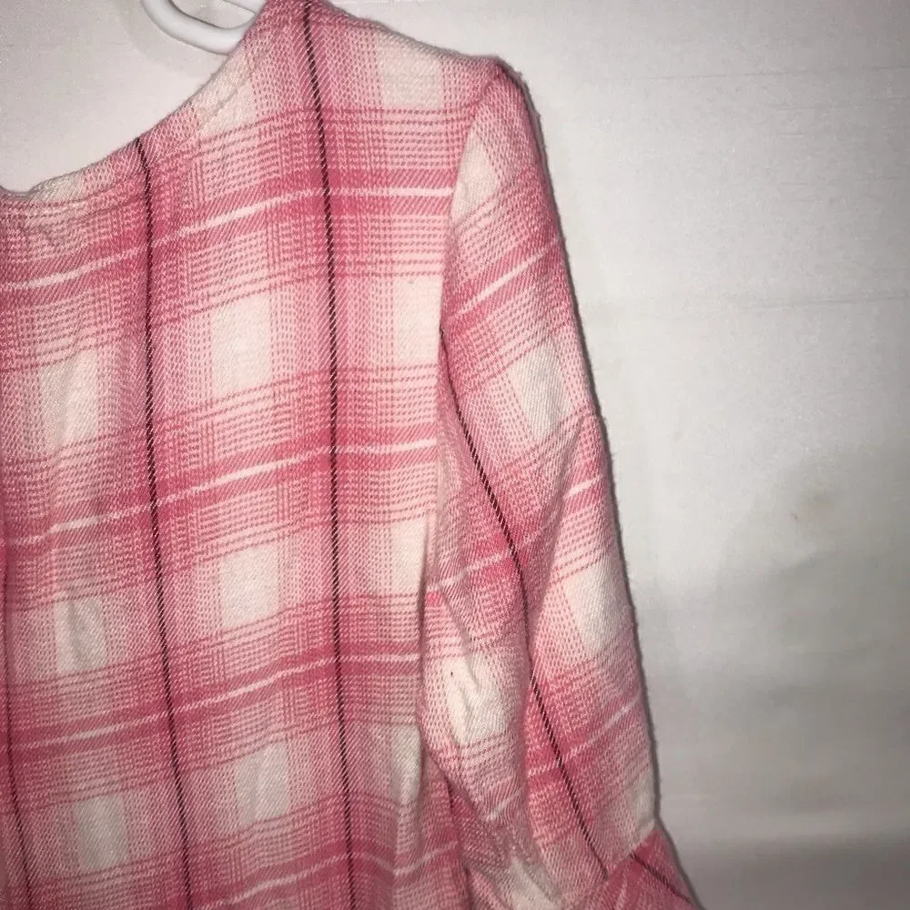 Gap Pink Plaid Dress